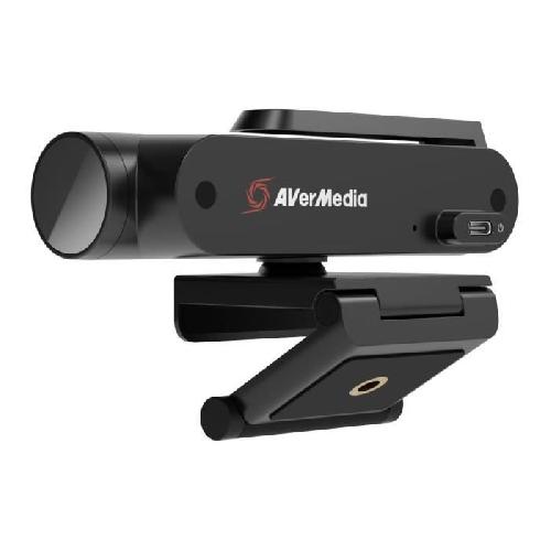 Webcam AverMedia Live Streamer CAM 513-Webcam Ultra Grand Angle 4K avec Intelligence Artificielle -Id?al Streaming et Visioconf?rence.