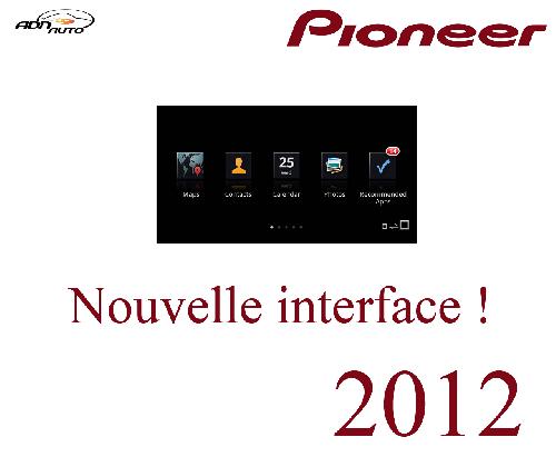 AVH-8400BT - Autoradio 2DIN DVD/MP3/DIVX - Ecran 7p - iPod/iPhone/USB/SD - 2012