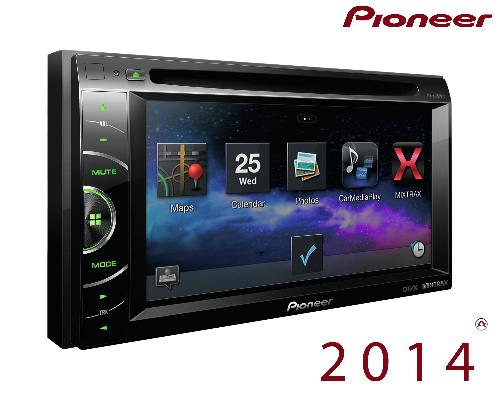 AVH-X1600DVD - Autoradio 2DIN DVD/MP3/DiVX - iPod/iPhone/Android - USB - 3 RCA - Ecran 6.1p - 2014