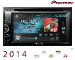 AVH-X1600DVD - Autoradio 2DIN DVD/MP3/DiVX - iPod/iPhone/Android - USB - 3 RCA - Ecran 6.1p - 2014