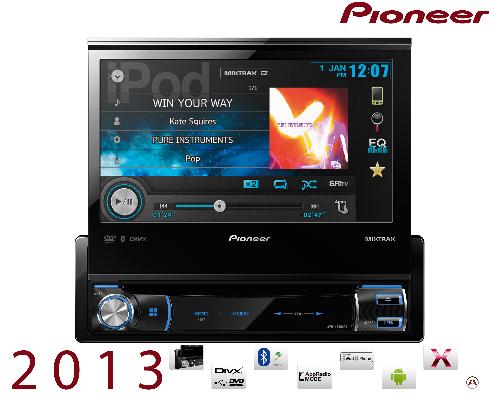 AVH-X7500BT - Autoradio 1DIN DVD/MP3/DIVX - iPod/iPhone/USB - BT - Ecran 7p Motorise -> AVH-X7700BT