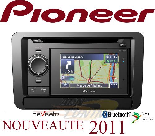 AVIC-F3210BT NavGate 2DIN - CD/DiVX - SD/iPod/USB - Bluetooth - Navigation Europe - 2010 - Special VW/Skoda