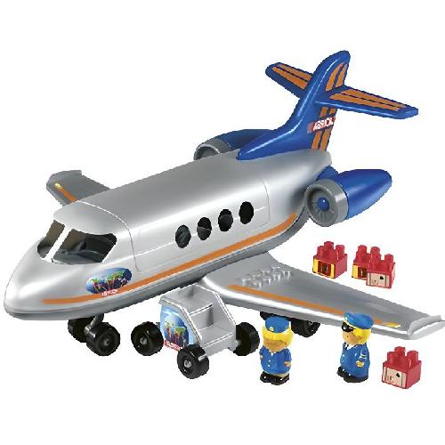 Aviation Miniature Avion Abrick - Ecoiffier - Jouet 1er age - Garcon et fille - A partir de 18 mois - Fabrication Francaise