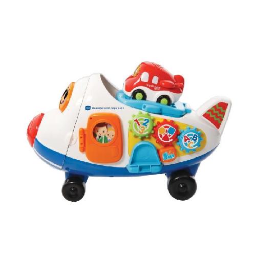 Vehicule Miniature Assemble - Engin Terrestre Miniature Assemble Avion Cargo 2 en 1 Tut Tut Bolides de VTECH pour enfants des 12 mois