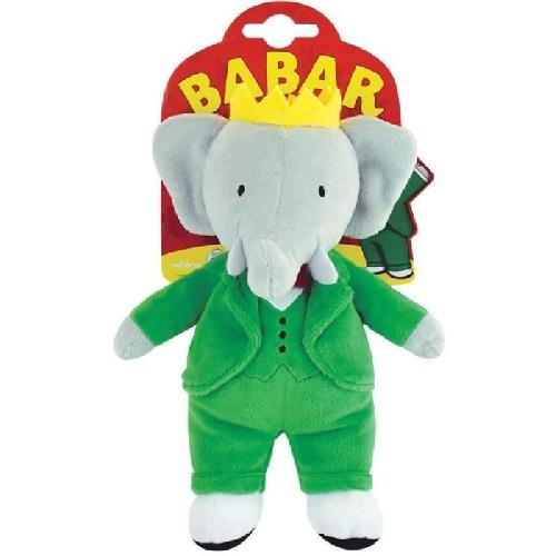 Peluche Babar Peluche Éléphant +/- 20 cm - JEMINI - Représentation parfaite du roi des éléphants.