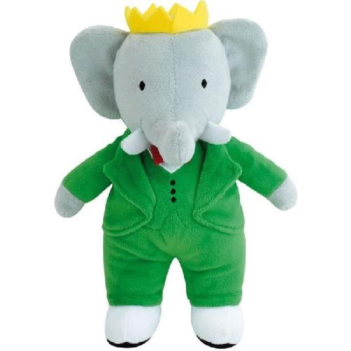 Peluche Babar Peluche Éléphant +/- 20 cm - JEMINI - Représentation parfaite du roi des éléphants.