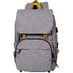 Sac A Langer BABY ON BOARD Sac a dos a langer FREESTYLE yellowstone - gris-moutarde