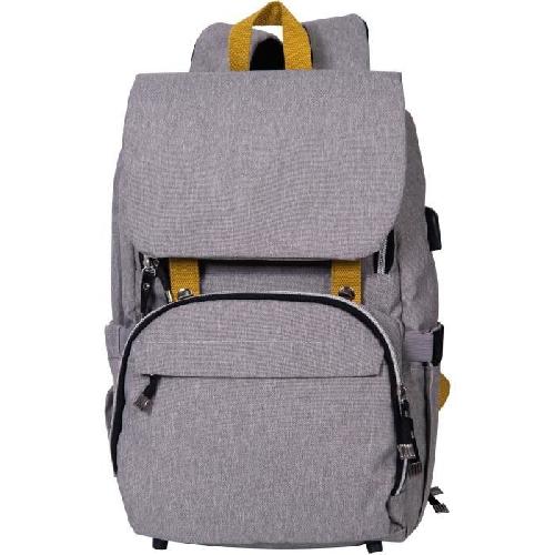 Sac A Langer BABY ON BOARD Sac a dos a langer FREESTYLE yellowstone - gris-moutarde