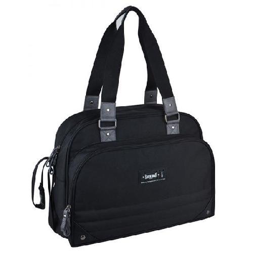 Sac A Langer Baby on board- sac a langer - sac urban classic black - 2 compartiments a large ouverture zippée - 7 poches - sac repas - tapis a la