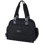 Sac A Langer Baby on board- sac a langer - sac urban classic black - 2 compartiments a large ouverture zippée - 7 poches - sac repas - tapis a la