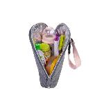 Sac A Langer BABY ON BOARD Sac a langer URBAN Sweet Pink - gris/rose