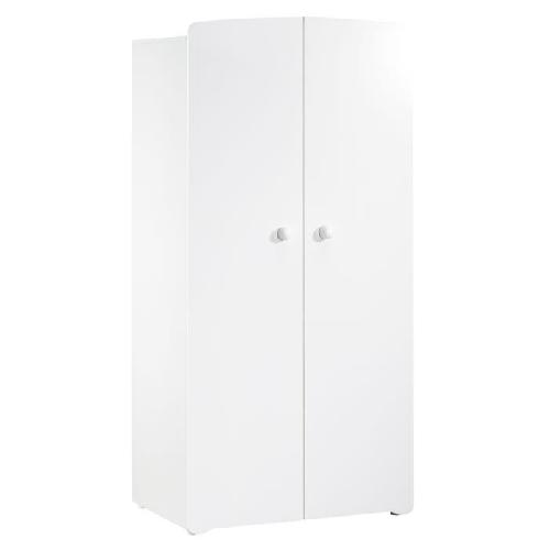 BABY PRICE New Basic Armoire Chambre bebe 2 Portes