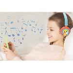 Casque Audio Enfant BABY SHARK Casque stereo filaire pliable pour enfants avec limitation de volume d'ecoute - LEXIBOOK