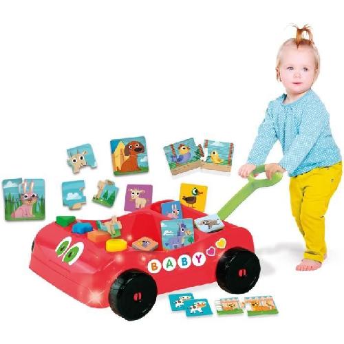 Jeu D'assemblage - Jeu De Construction - Jeu De Manipulation Baby wagon le chariot des enfants - Carotina Baby - avec un jeu d'encastrements et des jeux éducatifs - LISCIANI