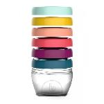 Conservation Repas BABYMOOV Babybols lot de 6 pots de conservation pour bébé 180ml. gradués. garantis sans BPA. hermétiques. surface réinscriptible