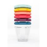 Conservation Repas BABYMOOV Babybols lot de 6 pots de conservation pour bébé 250ml. gradués. garantis sans BPA. hermétiques. surface réinscriptible