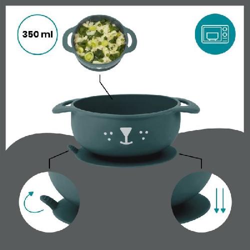 Ensemble - Set Repas Babymoov Coffret repas 15-24 mois. TAST'ISY Chien Bleu