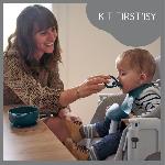 Ensemble - Set Repas Babymoov Coffret repas 6-12 mois 3 pieces. FIRST'ISY Chien Bleu