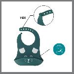 Ensemble - Set Repas Babymoov Coffret repas 6-12 mois 3 pieces. FIRST'ISY Chien Bleu