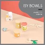 Conservation Repas Babymoov ISY BOWLS 9 Pots de conservation en Verre Borosilicate Gradués - 6x250ml + 3x120ml