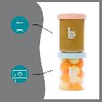 Conservation Repas Babymoov ISY BOWLS 9 Pots de conservation en Verre Borosilicate Gradués - 6x250ml + 3x120ml