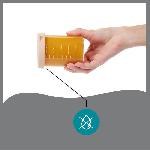 Conservation Repas Babymoov ISY BOWLS 9 Pots de conservation en Verre Borosilicate Gradués - 6x250ml + 3x120ml