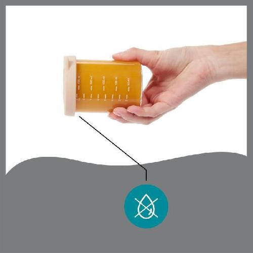 Conservation Repas Babymoov ISY BOWLS 9 Pots de conservation en Verre Borosilicate Gradués - 6x250ml + 3x120ml