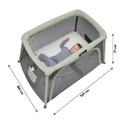 Lit Pliant - Parapluie Babymoov Lit parapluie 3-en-1 Moov and Comfy - Des la Naissance et jusqu'a 4 ans - Berceau Grand Lit d'appoint et Aire de jeux