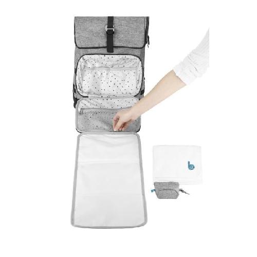 Sac A Langer Babymoov Sac a dos a langer Le Sancy. Capacité ajustable 26 a 36L. Smokey