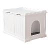 Bac A Litiere TRIXIE Maison de toilette - 75 x 51 x 53 cm - Blanc - Pour chat