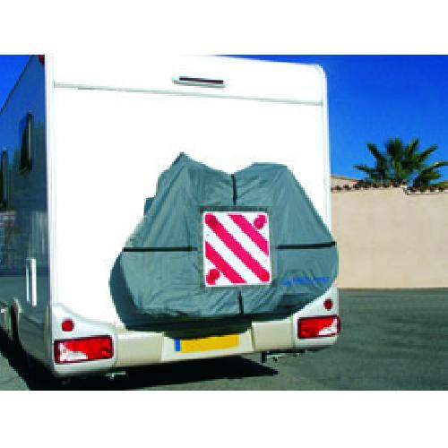 Couverture De Protection Vehicule - Bache Vehicule Bache de protection 2 ou 3 velos sans plaque reflechissante plastique