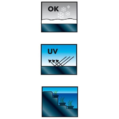 Bassin D'exterieur Bâche pour bassin de jardin en PVC 0.5mm - 5x6m - UBBINK