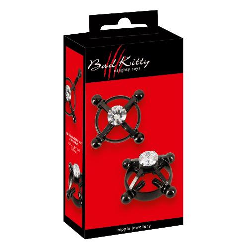 Pincer Bad Kitty Bijoux De Mamelons noir