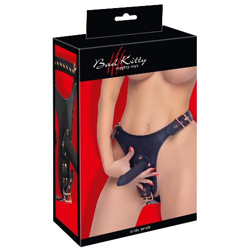 Bad Kitty gode-ceinture avec 3 godes 2XL