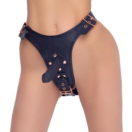 Bad Kitty gode-ceinture avec 3 godes 2XL