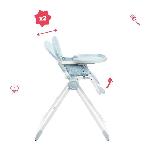 Rehausseur - Siege De Table Badabulle Chaise haute pour bébé ultra compacte et légere - Dossier et tablette ajustables. Des 6 mois