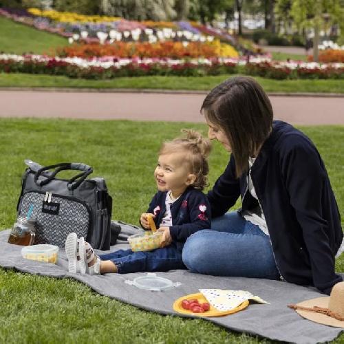 Ustensiles Repas Bebe BADABULLE MaxiBox. Pots de conservation. 3x500 ml