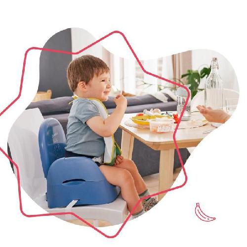 Rehausseur - Siege De Table Badabulle Rehausseur de chaise Chat - Pliage Compact - Universel - De 6 a 36 mois