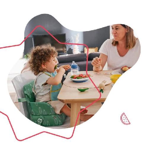 Rehausseur - Siege De Table Badabulle Rehausseur Nomade - Pliage Compact - Universel - De 6 a 36 mois. Ours