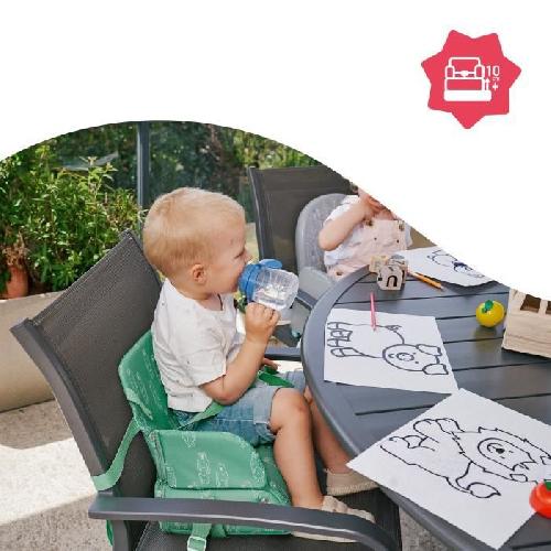 Rehausseur - Siege De Table Badabulle Rehausseur Nomade - Pliage Compact - Universel - De 6 a 36 mois. Ours