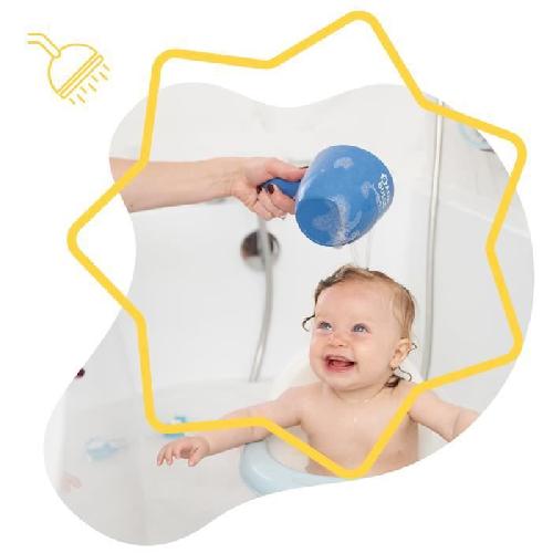 Badabulle Rince-tete pour bebe avec poignee et jouet de bain