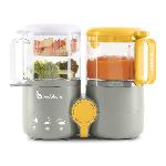 Robot Bebe BADABULLE Robot culinaire 4 en 1 B.Easy - Cuit vapeur. Mixe. Rechauffe et Decongele