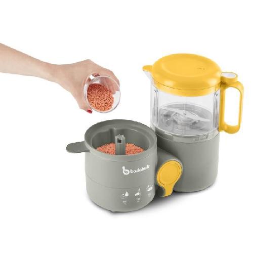 Robot Bebe BADABULLE Robot culinaire 4 en 1 B.Easy - Cuit vapeur. Mixe. Rechauffe et Decongele