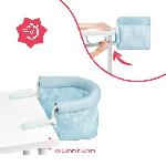 Rehausseur - Siege De Table Badabulle Siege de table pour bébé avec Systeme d'attache 4 bras. Pliage Ultra Compact. De 6 a 36 mois