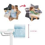 Rehausseur - Siege De Table Badabulle Siege de table pour bébé avec Systeme d'attache 4 bras. Pliage Ultra Compact. De 6 a 36 mois