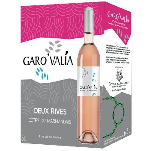 Vin Rose Bag in Box Garovalia Deux Rives Cotes du Marmandais - Vin rose du Sud Ouest