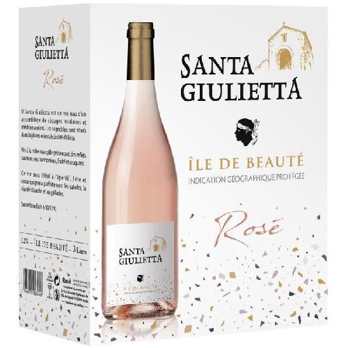 Vin Rose Bag in Box Santa Giulietta 2020 Ile de Beaute - Vin rose de Corse
