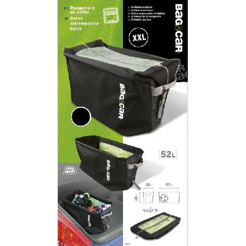 Organiseur De Siege - Poche De Rangement BAGetCAR Organiseur de coffre XXL 52L