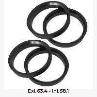 Bagues de centrages - pack 4 Bagues de centrage - Ext 63.4 - Int 58.1 Bagues de centrages - pack 4 Bagues de centrage - Ext 63.4 - Int 58.1