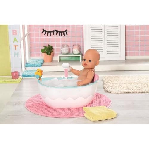 Poupon Baignoire pour poupée BABY BORN avec effets lumineux et sonores - Canard de bain amovible - Enfant 3 ans et plus